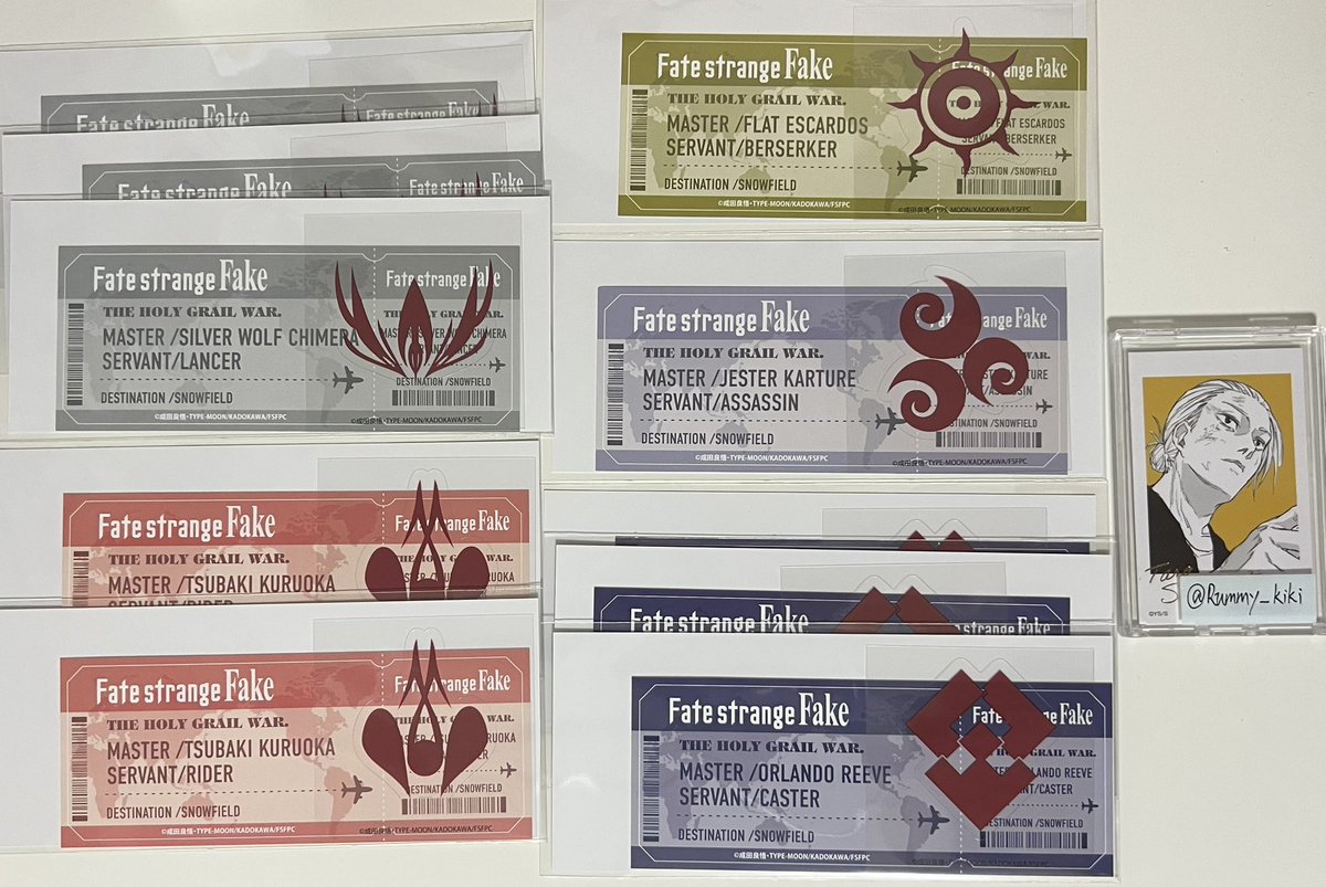 Rummy_kiki's tweet photo. 【交換 譲渡】Fate/strange Fake コトブキヤくじ

譲：画像
求： B賞 D賞 アーチャーor定価+送料

譲渡はC賞含めて優先
B賞セイバーは同種交換のみ

よろしくお願い致します https://t.co/lDOVAPVVzd