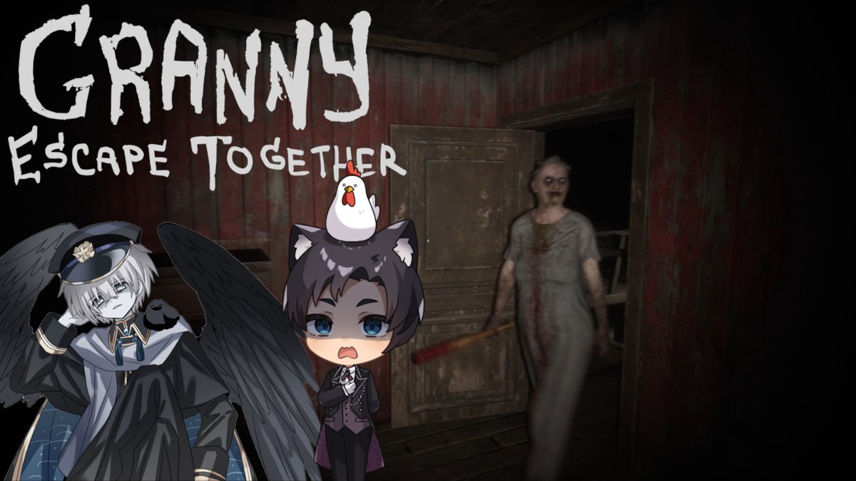 torikawa94's tweet photo. おはようございます！

今日は22:00からくろちゃん（#VTuber_kuroha)とGRANNY Escape Togetherをやっていくよ！

初見だから先陣切ってもらおｗｗｗ https://t.co/3ZoH2WGhpN