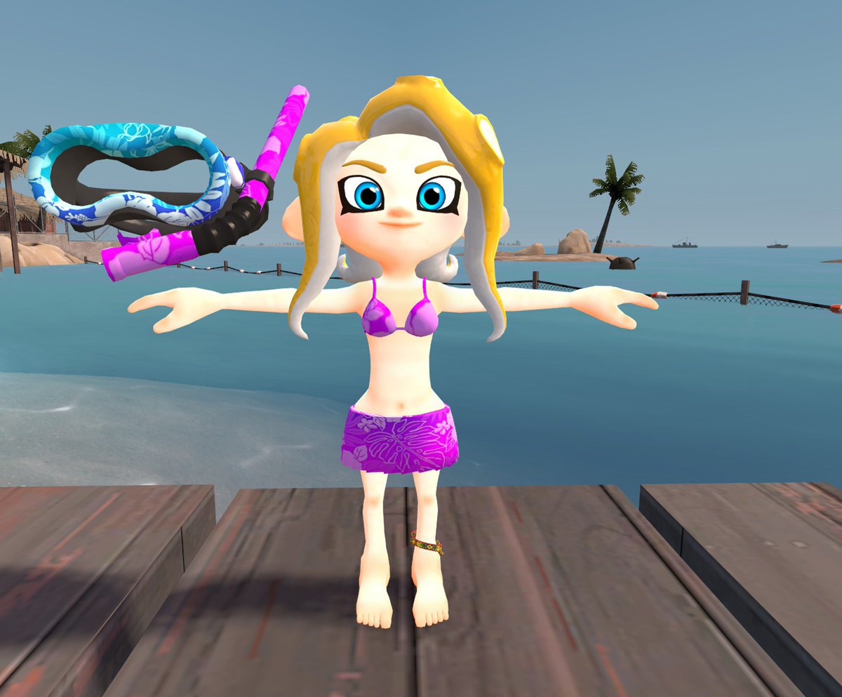 SMGERROR's tweet photo. Blue or pink? 🐙 #Summer #oc #Views #Errorverse #Smg4au #Splatoon https://t.co/LWXNwo3Fit