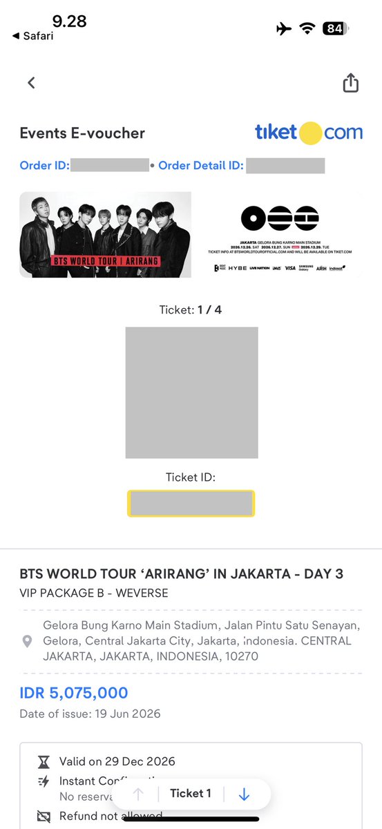 hoshingae's tweet photo. OPEN JASA WAR TIKET BTS WORLD TOUR ‘ARIRANG’ IN JAKARTA DAY 3
 
- fee 600 - 750k 
- pakai data diriku dulu biar cepet co nanti lgsg kirim forward email
- bisa self payment/tf ke aku 

udah berhasil co bts jakarta dan singapore yap!
https://t.co/fB48S43BP2… https://t.co/98VjTaVNMa