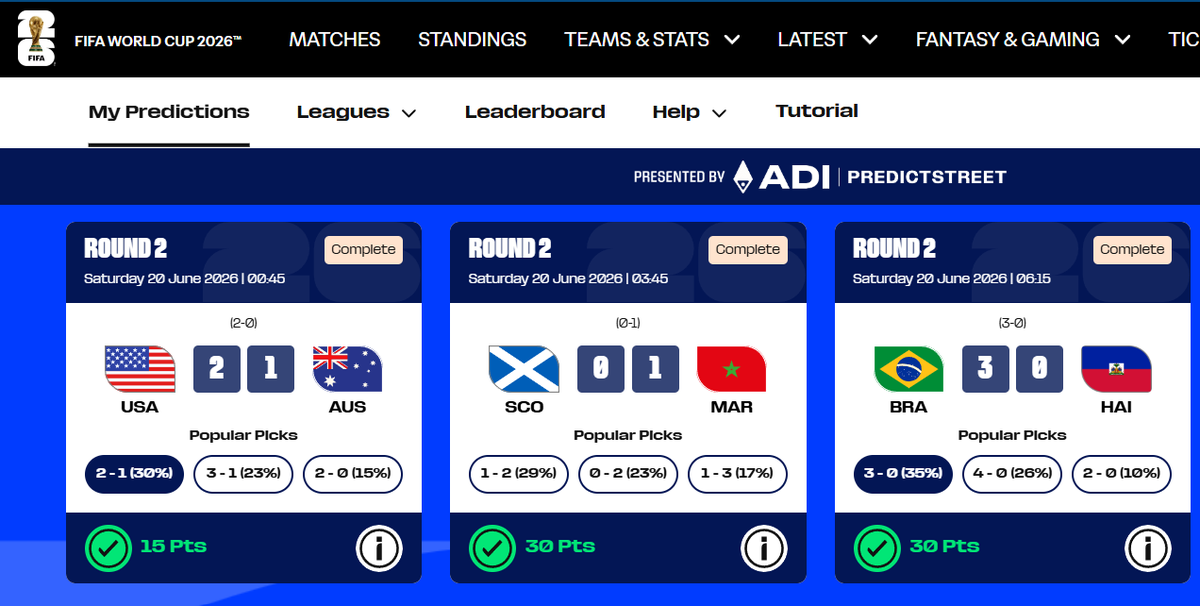 1tsprateek's tweet photo. Happy to predict two correct scorelines
Australia should have returned one back 🤐
#fifaworldcup https://t.co/N0d2m6L0zO
