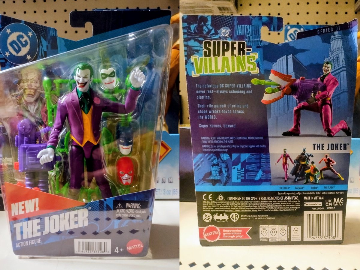RobCollectsFigs's tweet photo. Finally spotted them 

After a week and many different @Target stores. I finally saw all of the first wave of @Mattel @DCOfficial core line

Batman
Robin
The Joker
The Flash

These are super cool &amp; definitely great for kids &amp; even adults
I love all the articulation &amp; accessories https://t.co/wlTDfU9fxg