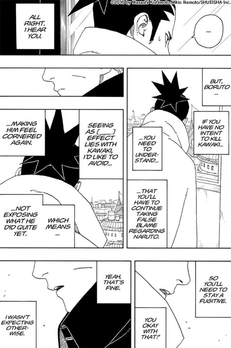 NARUTO_info_en's tweet photo. #BORUTO: Two Blue Vortex
#14: ""Duty""

As Boruto is being interrogated, Eighth Hokage Shikamaru puts everything on the line to follow his gut.

#BORUTOSceneSnippet https://t.co/DxZWNWxaPa