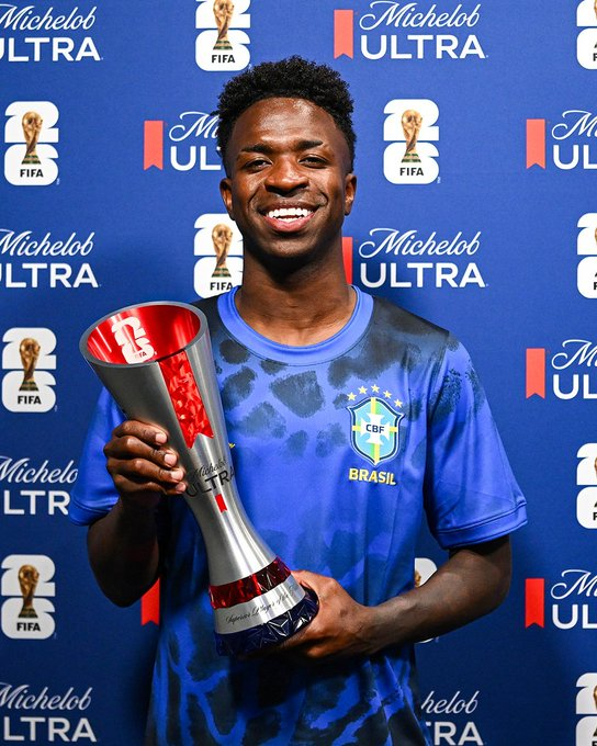 CentralDoBrega's tweet photo. Vinícius Jr foi eleito o MELHOR DA PARTIDA contra o Haiti.

CRAQUE. 🇧🇷 https://t.co/9AM96vKMY5