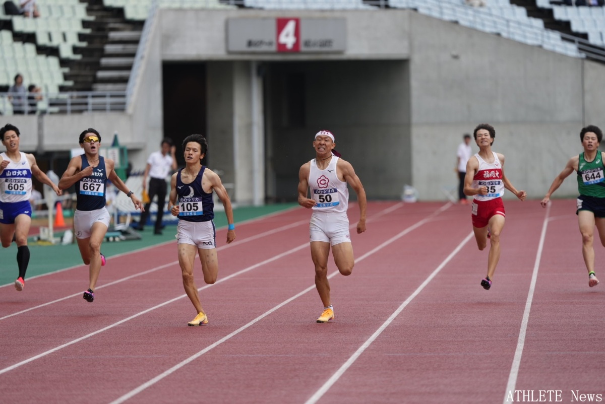 ATHLETE__news's tweet photo. 第79回西日本学生陸上競技対校選手権大会 二日目
男子400m決勝
優勝
妻鹿　匠（関西学院大）46.52
＃79西日本IC https://t.co/OTwSP4NGMp