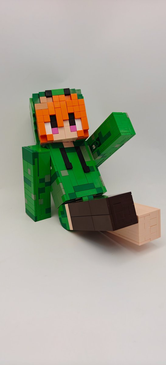 OneBrickCN's tweet photo. Onebrick:苦力怕娘 #lego #legomoc #onebrick https://t.co/mye3SXMj8G