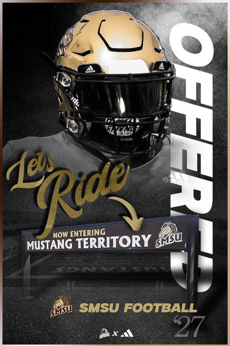 MaxPatterson__'s tweet photo. After a great talk with @CoachSUnderwood i’m blessed to receive an offer from @SMSUfootball 
@crpfootball 
@PrepRedzoneIA 
@iowapreps 
@johnlarkin_nwp https://t.co/CEkSAwezag