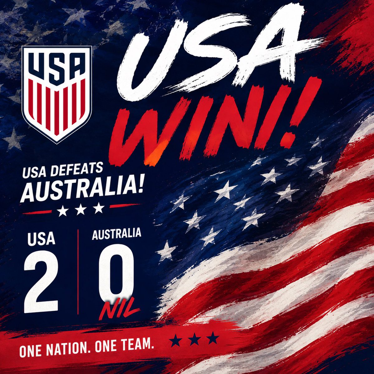 ClovisJoe's tweet photo. Huge congratulations to the USA soccer team on their incredible 2-0 victory over Australia to secure a spot in the World Cup knockout stage! https://t.co/oqncoUAytc