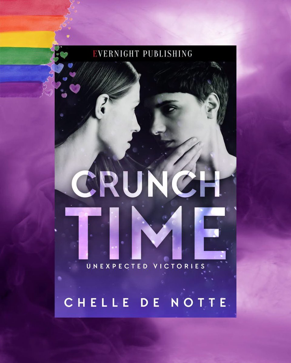 evernightpub's tweet photo. 🏳️‍🌈 COVER REVEAL 🏳️‍🌈

Coming June 24th for Pride Month!

CRUNCH TIME by Chelle de Notte

Olympic dreams. Fierce competition. One cramped bobsled. Two women who can't stand each other... or stay away from each other.

Get ready for a sizzling sapphic sports romance filled with rivals, forced proximity, unforgettable chemistry, and a love worth fighting for. 

Pre-Order Now: https://t.co/iWYd6p3i8U

#lesbian #lgbtqia #romancebooks #reading #comingsoon