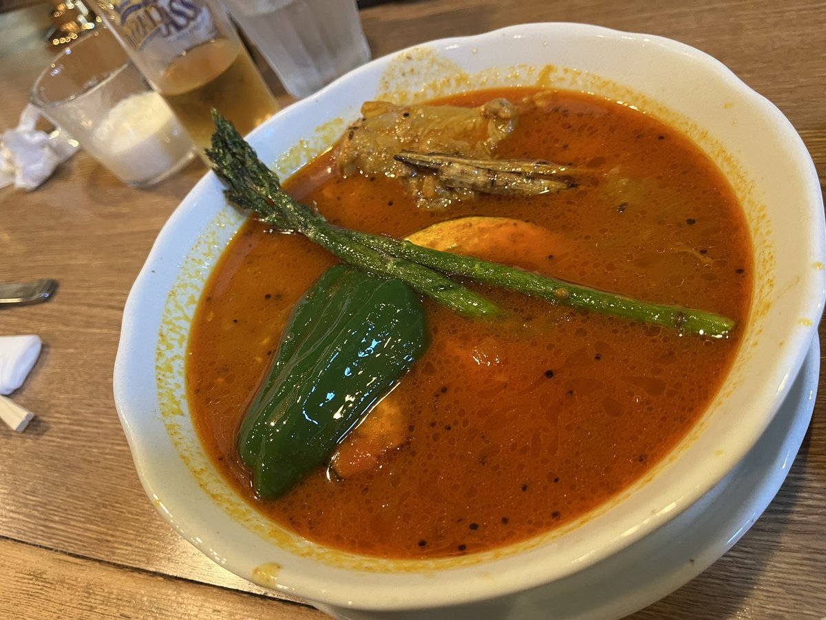 blackmuto53's tweet photo. 今日は嫁ちゃんの聖地巡礼巡り！
一発目はグクミンが行ったスープカレー屋さん🍛 https://t.co/gRybNVo3Tp