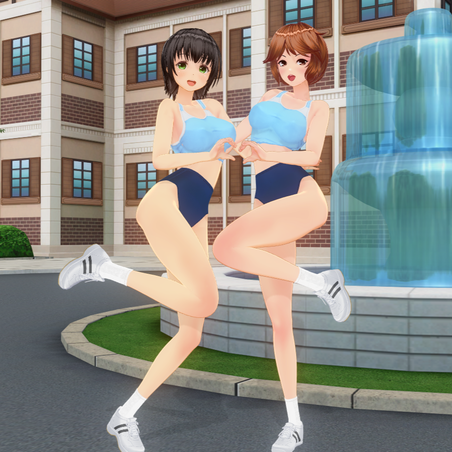 Ho229A's tweet photo. お昼になりました…
雨は…あと30分ぐらいで一雨きそう？
＃COM3D2 https://t.co/cskggGnX6I