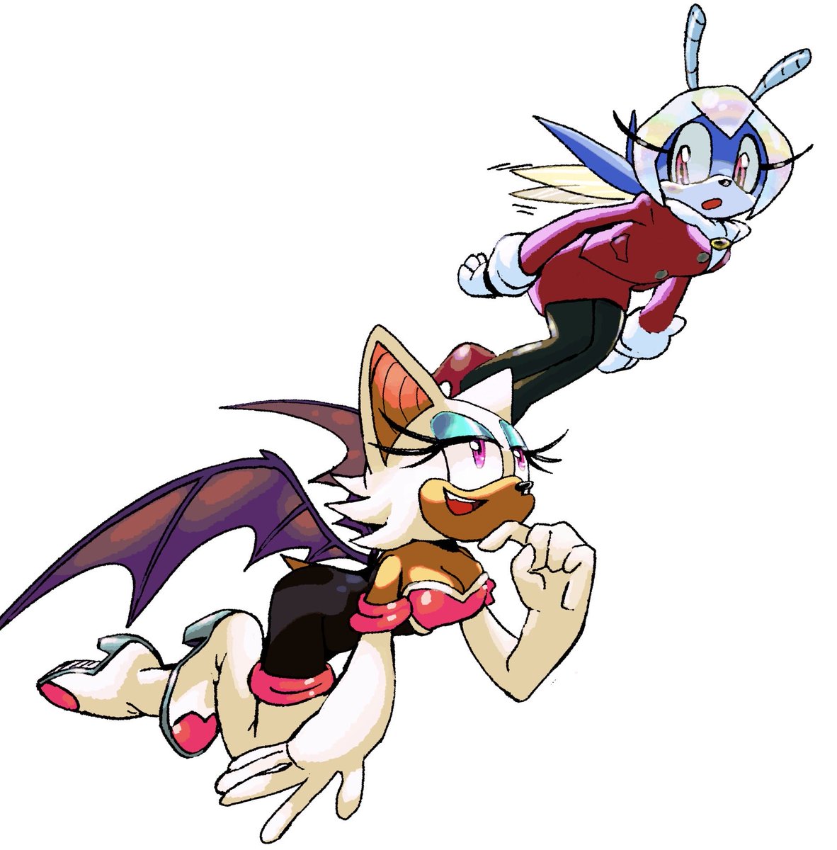 chaodaycare's tweet photo. More Bat and Bug yuri 💘 https://t.co/NTtDbce3tZ