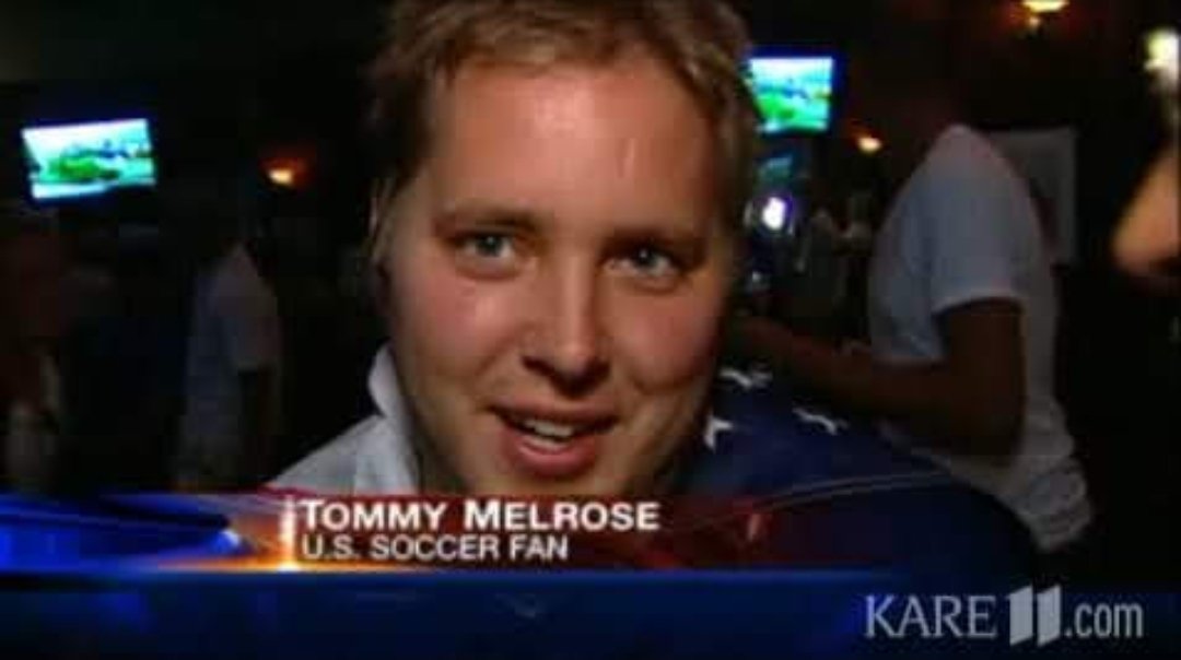 DanaWessel's tweet photo. Nobody loves US Soccer like Tommy Melrose does. Glad a local station was able to catch up with him after almost 20 years. https://t.co/x8Gp68yXWi