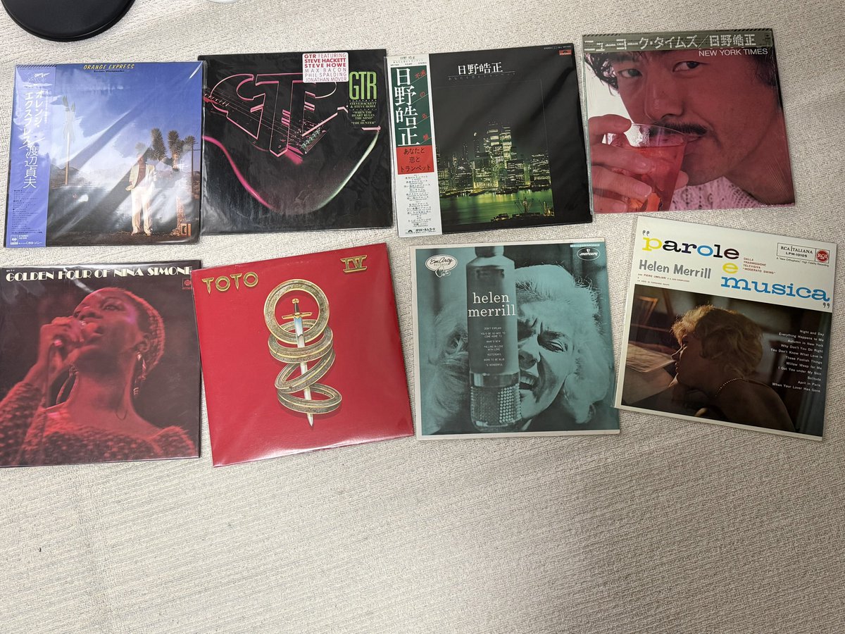 レコード販売会で買ったブツたち