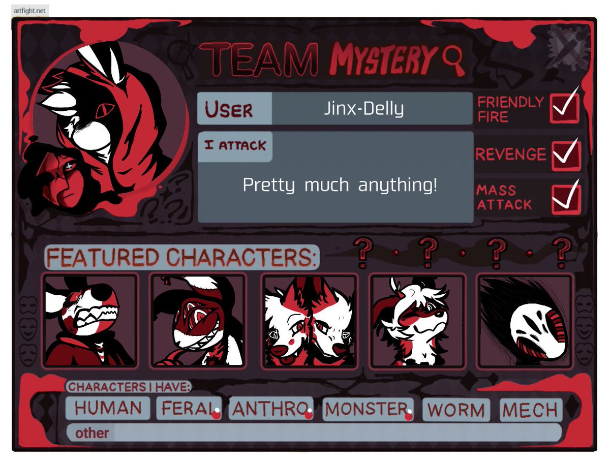 JinxDelly's tweet photo. Team Mystery on @theartfight https://t.co/JznS0mudif
