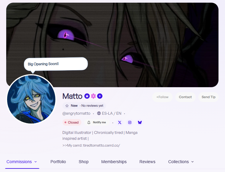 angrytomatto's tweet photo. I got my #CommissionsGG application approved!🐰✨
I'll be opening my services when I'm more available but I can't wait to start :3 https://t.co/c4LmLE9qMe