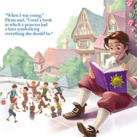 julianmiflaco's tweet photo. i adore how eugene is canonically a book lover in the movie, he loved to read stories to younger kids that were nothing like his reality, he wanted so much more adventure in his life. that is how he eventually found the "flynn" persona after all 🥺 https://t.co/jKK9ZiYAkm
