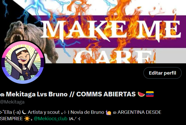 ๑ Mekitaga Lvs Bruno // COMMS ABIERTAS 🍉🇻🇪 tweet media