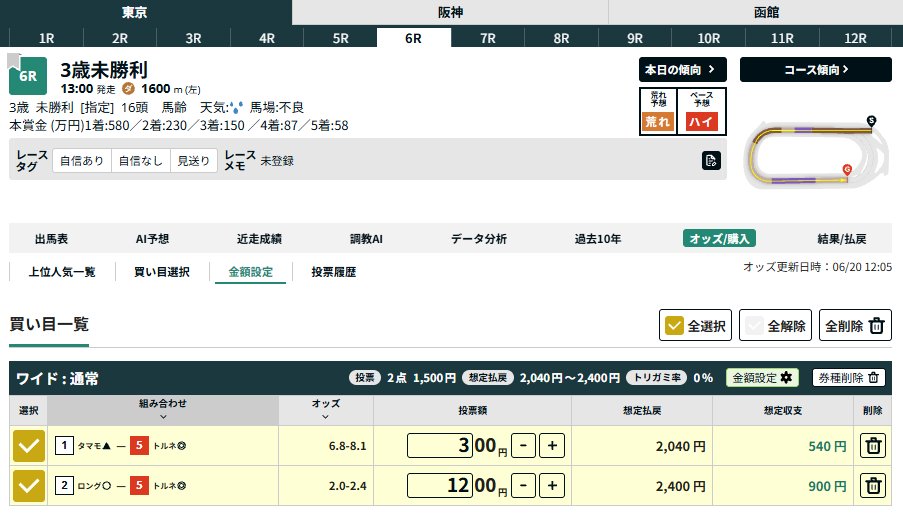 fl_winter's tweet photo. ワイド転がし2転目の東京6Rはトルネードアイル軸で勝負
◎トルネードアイル
○ロングミックス
▲タマモブレイキン

タマモブレイキンが外だったら◎▲だけで行きたかった…… https://t.co/yuglvTHkgN