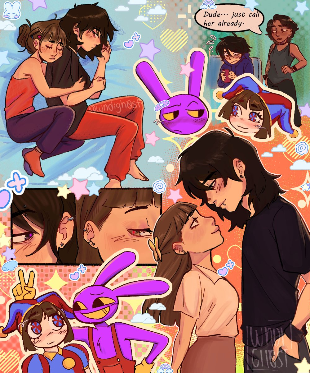 Wndigh0st's tweet photo. GUYS GUYS!! It's okay! they're right here :D 

#funnybunny #TADC #fanartㅤㅤㅤㅤ https://t.co/oUcDjf7mF6