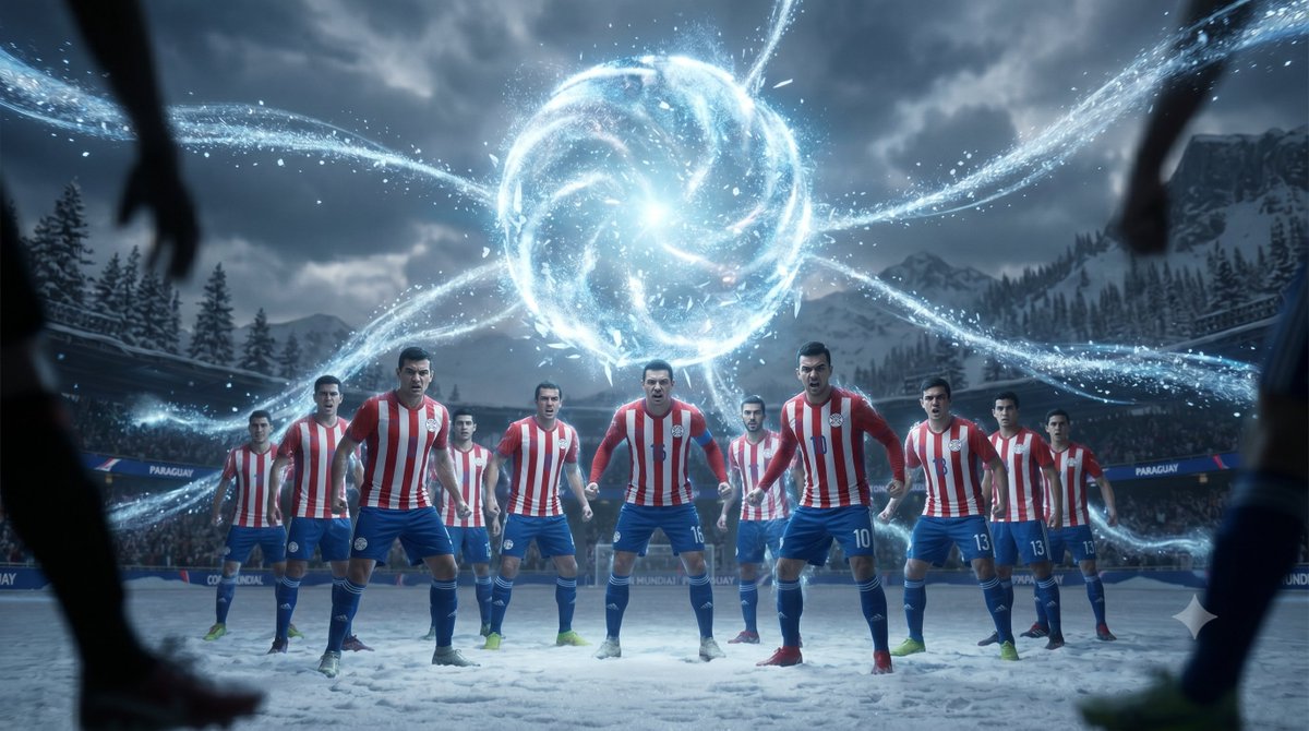 fgrv's tweet photo. Si existe una especie de 'Genki Dama' ahora está sucediendo desde todo el Paraguay #paraguay #mundialdefútbol2026 https://t.co/GsfzJsxXLB