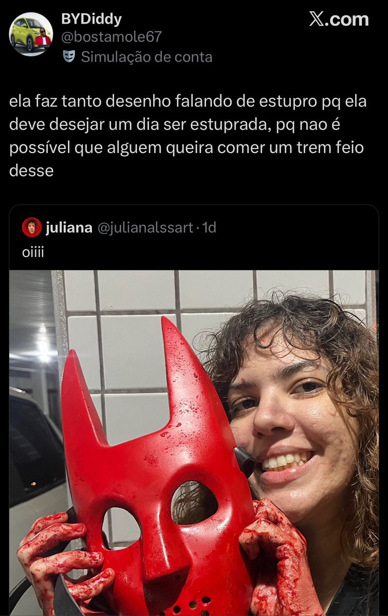 julianalssart's tweet photo. homens acham justificável o estupro de uma mulher se essa mulher é considerada bonita por eles 

e qndo a mulher eh considerada feia, ela deveria agradecer por ter sido estuprada https://t.co/i0SBAi5p4o