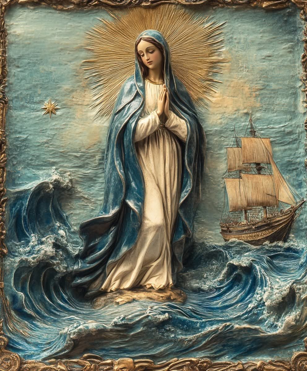 Connie_Gdl's tweet photo. Dios te salve, María, 
llena eres de gracia;
el Señor es contigo.
Bendita Tú eres 
entre todas las mujeres,
y bendito es el fruto
de tu vientre, Jesús. 
Santa María, Madre de Dios,
ruega por nosotros, pecadores,
ahora y en la hora de nuestra muerte.
Amén. 🙏🙌🩵 https://t.co/AjEe3ByQdZ