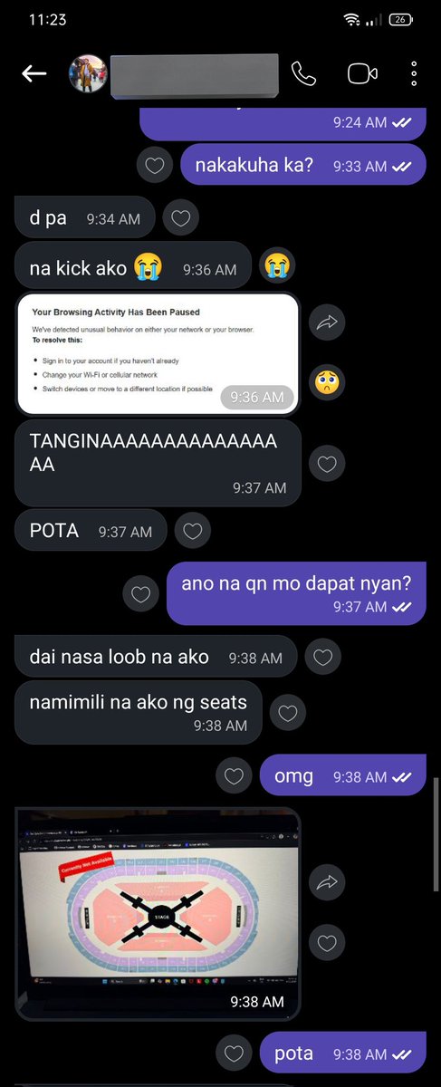 fyyoonjin's tweet photo. uy ticketmaster &amp; livenation paexplain naman samin to ng friend ko 🙂 https://t.co/84v2aREhRm