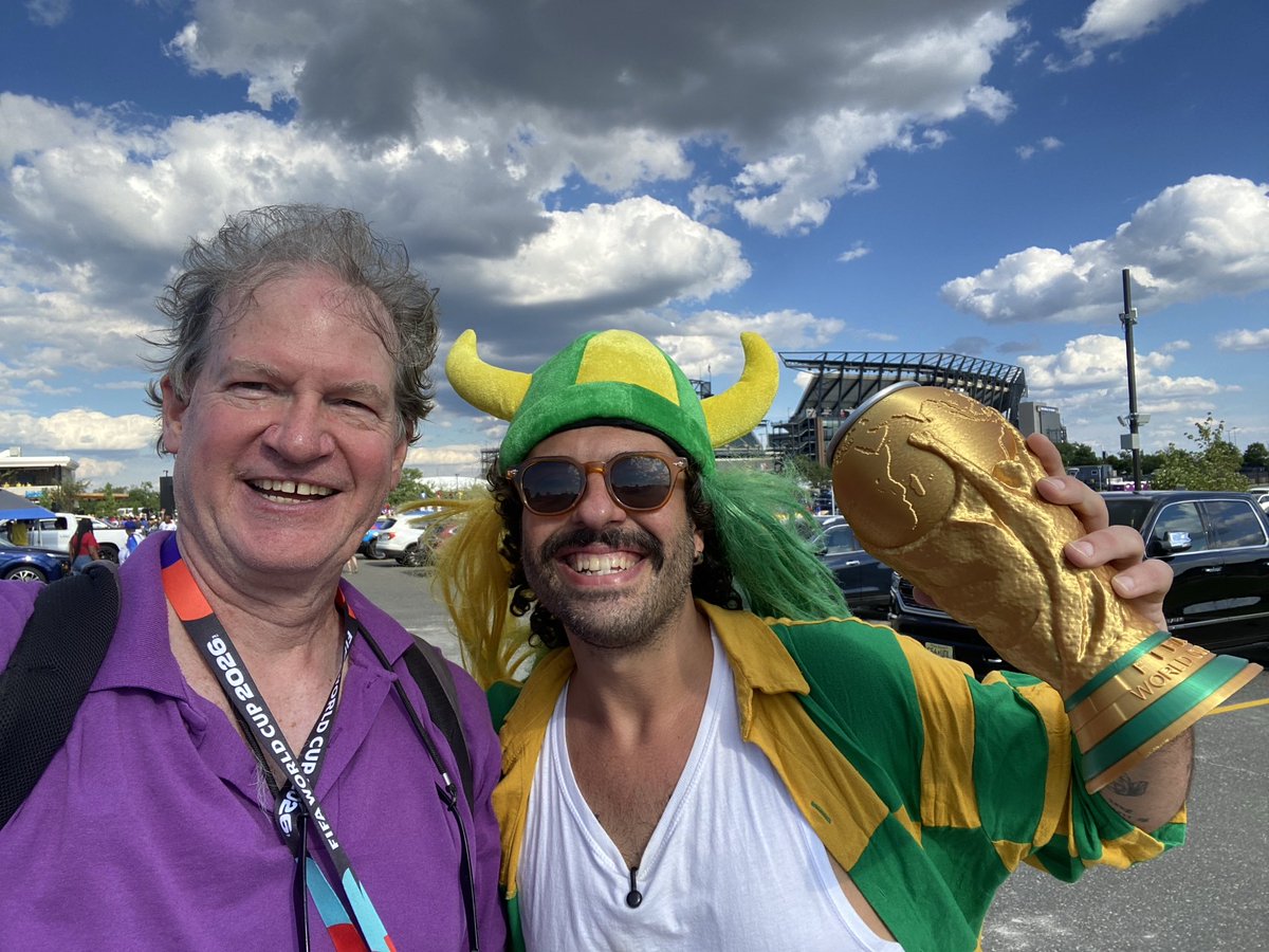 christomasson's tweet photo. With Tomer Sevoia, Brazil’s No. 1 fan. When I met him, his first words were, “I am famous.” https://t.co/CsChTn9OkA