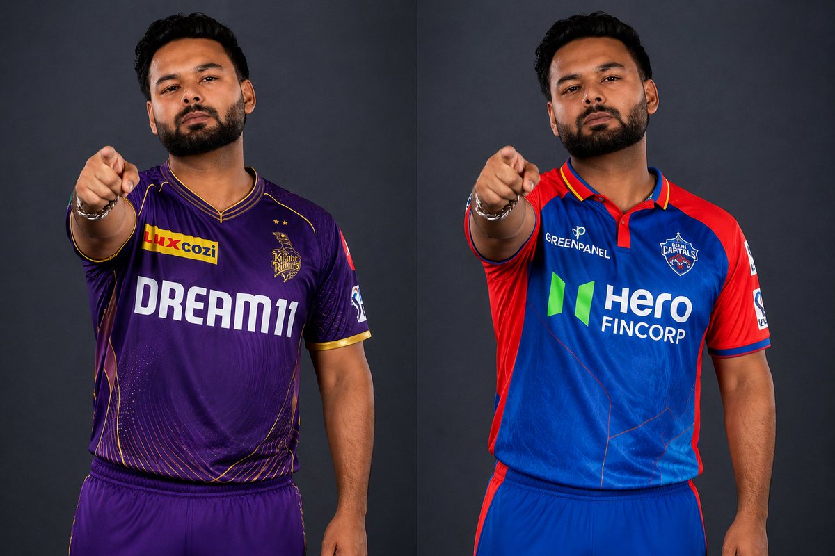 arshdeep3444's tweet photo. 🚨 Rishabh Pant Rejected KKR's Offer 🚨

Kolkata Knight Riders reportedly offered Rishabh Pant a ₹20 crore contract along with the captaincy role, but Pant turned down the offer. He is keen on rejoining the Delhi Capitals ahead of IPL 2027 https://t.co/UkmQd1jLq0