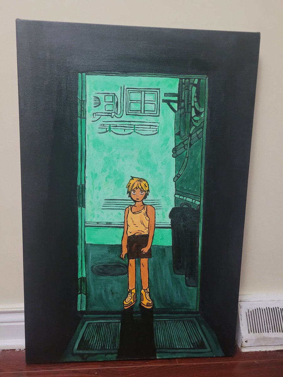 chamacopndjo300's tweet photo. last highschool painting I made
#chainsawman https://t.co/WqHLM5R1fE