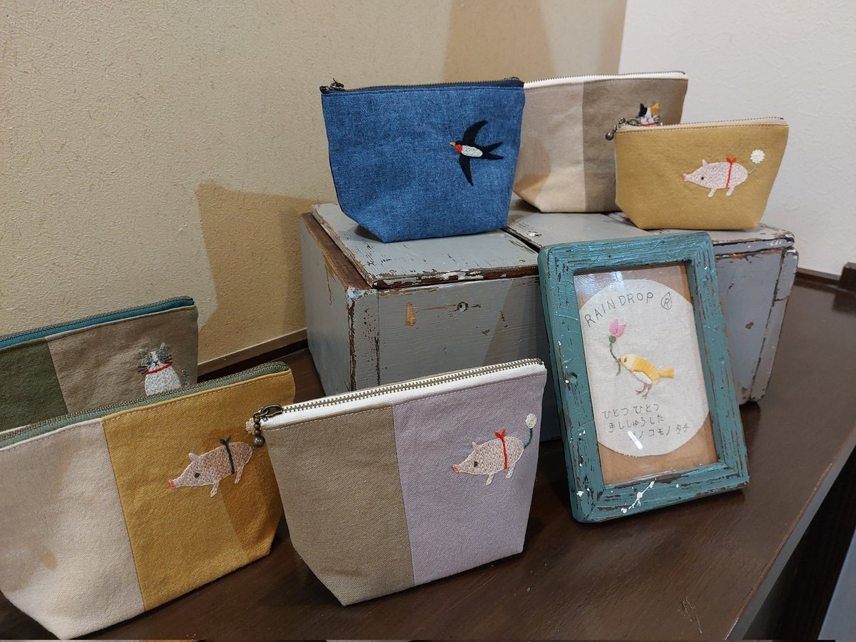 raindrop62712's tweet photo. 6/21まで
高崎市東貝沢町のギャラリー千楽さんで開催です
【手刺繍展】 https://t.co/HhO86KT4iw