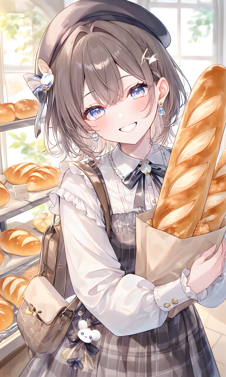 amane_spoon2's tweet photo. 【パン屋にいる女の子】

使用▶︎▷いいね＆フォロー( .ˬ.)"
RTで広めてくれたら嬉しいですm(_ _)m

 #AIイラスト
 #フリーイラスト
 #AIart 
 #フリーアイコン
 #AIイラスト好きと繋がりたい https://t.co/iN7WKSta4E