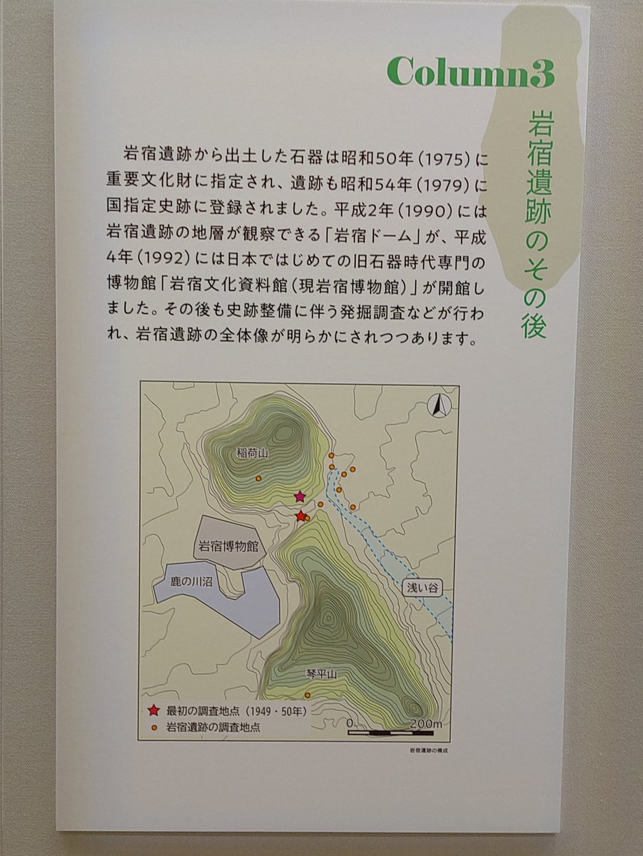 これですよ！かの有名な黒曜石の槍先型尖頭器！教科書に載っていた写真
