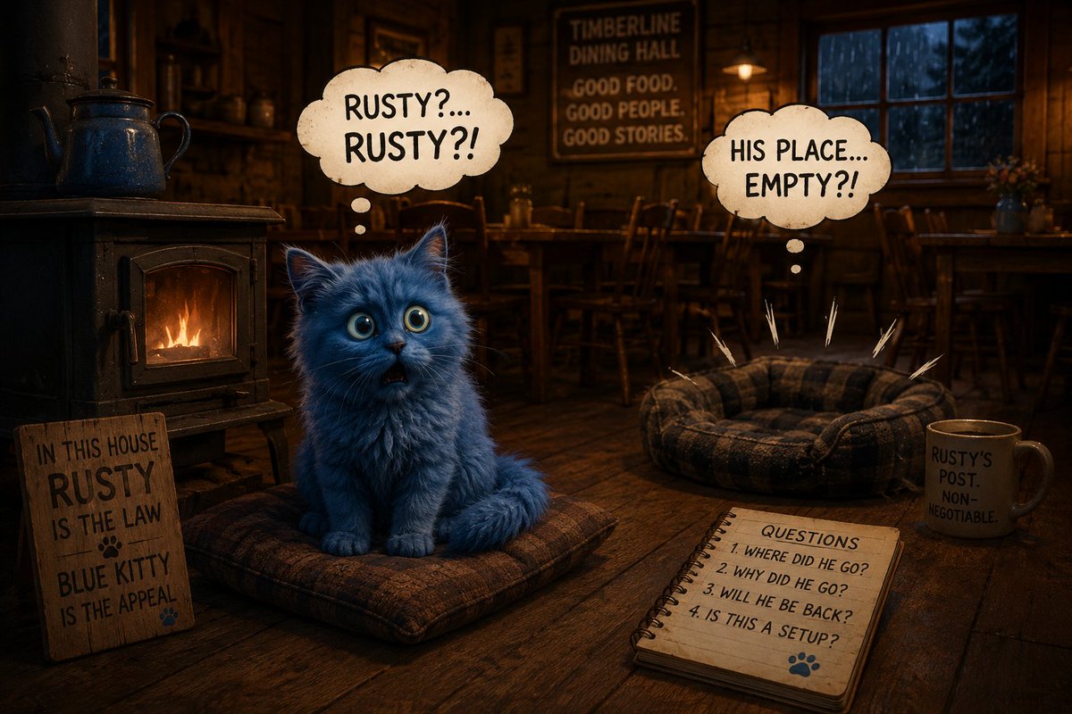 JeighPhoard's tweet photo. Rusty’s mystery in the timberline cabin https://t.co/u9Uhal2cqy https://t.co/16qRjAOHd2