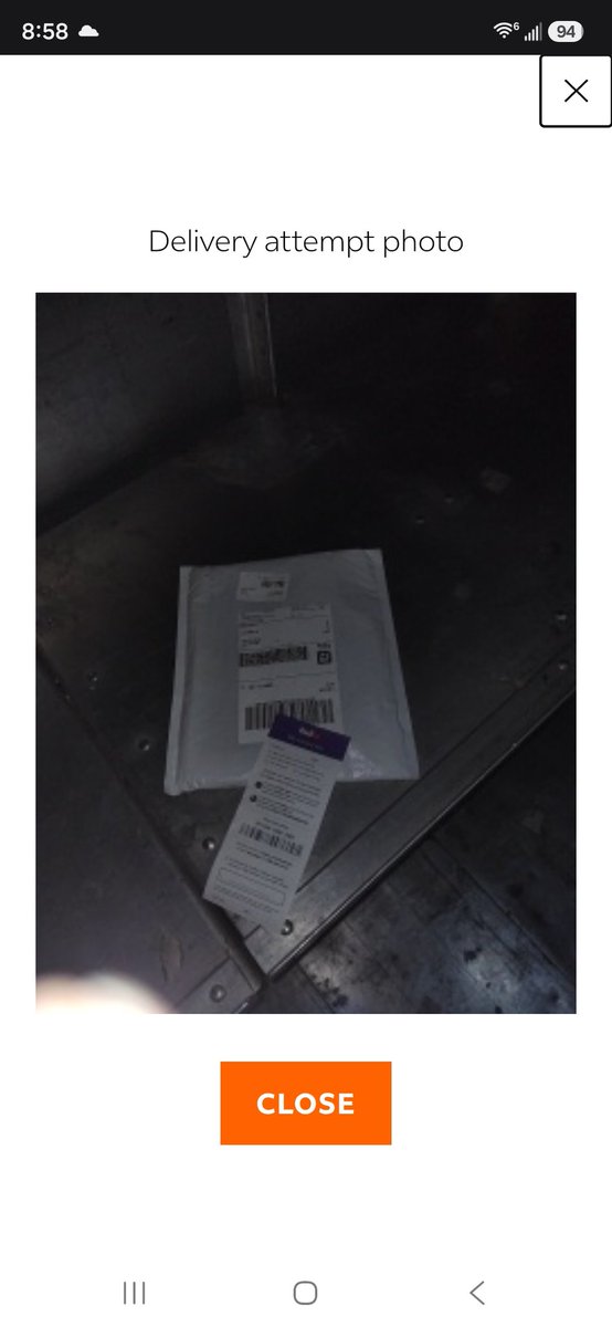 DanielRTR's tweet photo. @FedEx is the worst. I was home all day, door open then they send BS like this... package still inside the truck... with the notice of "attempted delivery."  @FedExHelp https://t.co/wdlA20AxgR