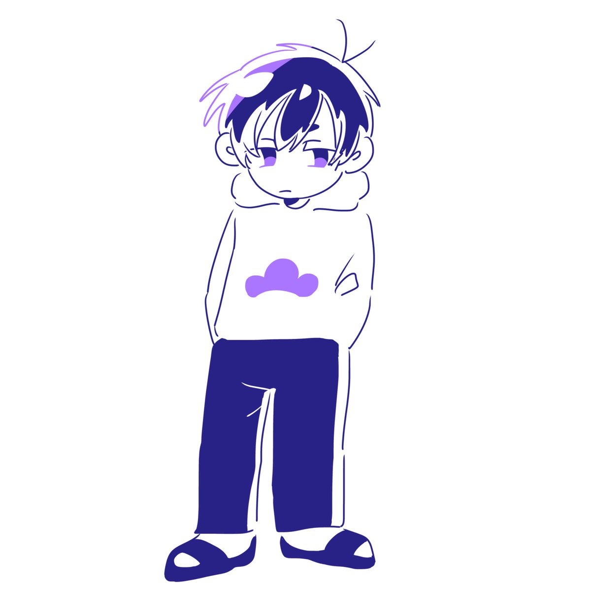 Apple_0219mtmt's tweet photo. 自分絵四男 https://t.co/QJZ7p83Qb6