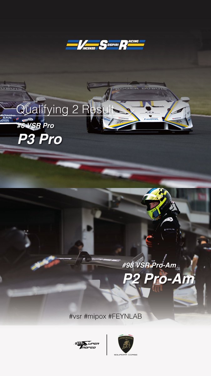 vsrasiateam's tweet photo. Qualifying has been done, now it’s time for the wet race! https://t.co/jlaNKWfe1f