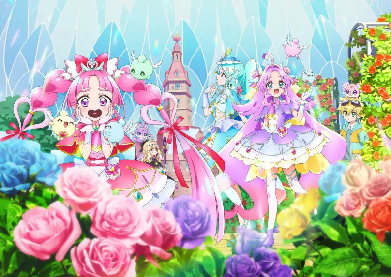 denfaminicogame's tweet photo. 映画『名探偵プリキュア！』ストーリーなどの詳細解禁。『キミプリ』『わんぷり』の面々も登場へ
https://t.co/MJ0To8V839

正式タイトルは『不思議な庭と2人の秘密』に決定。謎の少女・かりんや妖精のアラン&amp;レインのほか、謎に包まれているキュアエクレールの姿も。3年ぶりにミラクルライトも復活 https://t.co/4C8zBrFDaJ