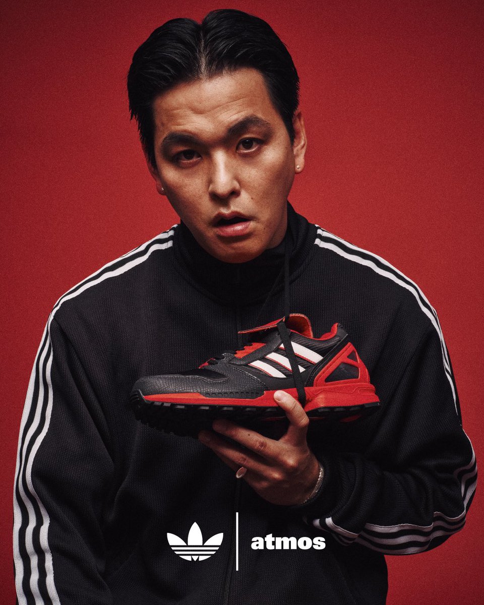 in-d(@indOTG )が、adidasとatmosのコラボスニーカーシリーズZX 8000 G