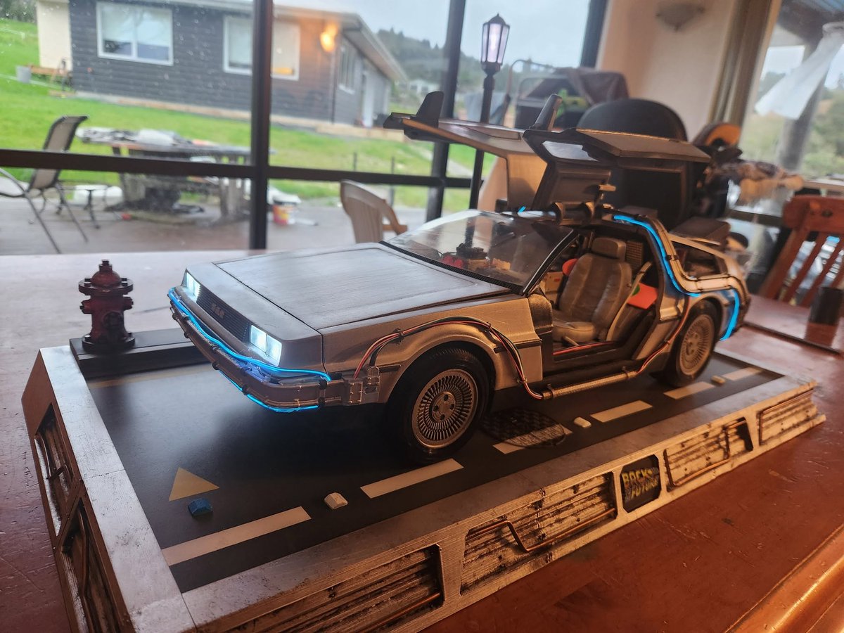 Gambody_com's tweet photo. A DeLorean time machine in 3D print form.
Amazing result by Michael Shaw — mostly FDM printed, with the front bumper and some detailed parts printed in resin.
STL: https://t.co/PwQ7swFoi0
#3DPrinting #Gambody #DeLorean #BackToTheFuture #DMC12 https://t.co/71wJwDVyFZ