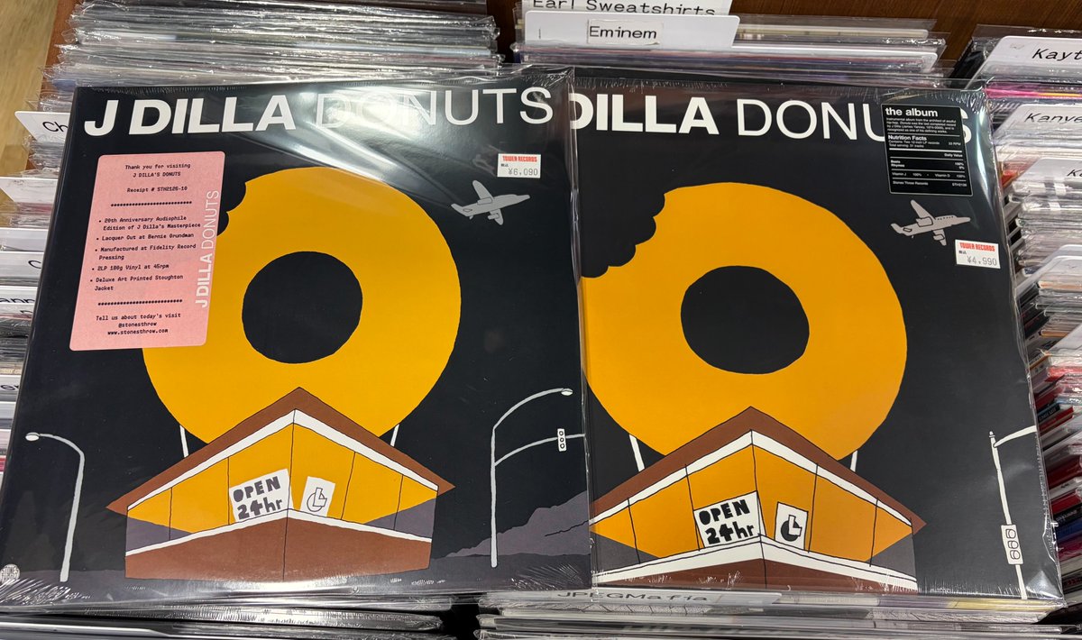 J Dilla】 J Dillaの名作『Donuts』のレコードが再入荷しました🏡🍩 今