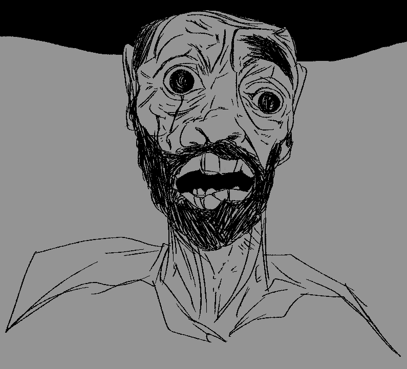 Phlegmen08's tweet photo. Captain Clark doodles #backrooms https://t.co/9NzlY65qQH