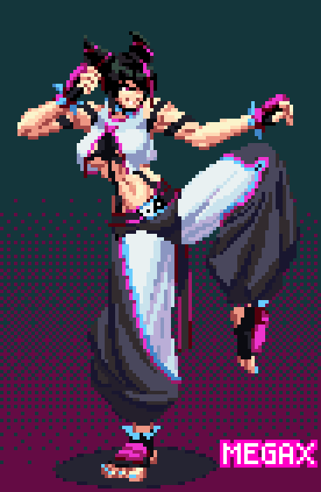 MegaX03091909's tweet photo. Juri Han Sprite SF6 https://t.co/8rfDaDqgHd