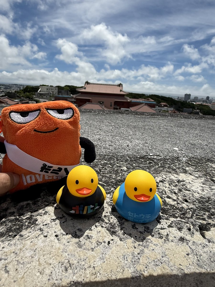 atsumor110's tweet photo. 沖縄でポレンジとぽひる(セトウチボーイズVer.)を迷子にさせてしまった、、、国際通り付近だと思うんだけど🥹落ちてたらうちの子です、、
#ポルノグラフィティ
#水ツアー
#種水果実 https://t.co/CK7KiwQnUu
