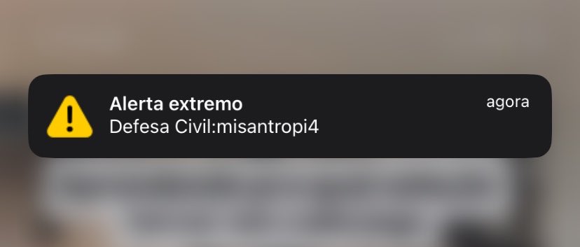 aczoomer's tweet photo. Que alerta diabólico foi esse? https://t.co/sU0fTpJpTq