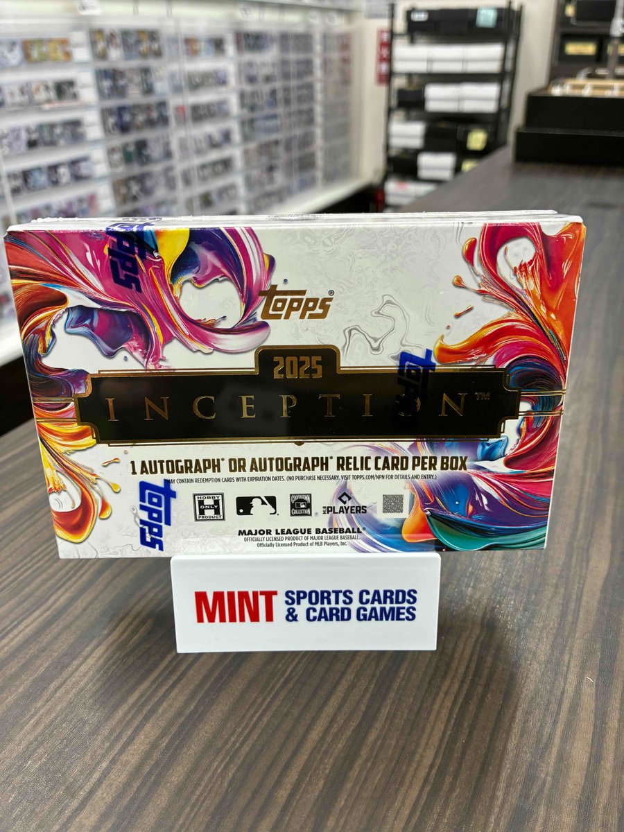 mint_ikebukuro's tweet photo. 【新商品入荷情報】  
MLB 2025 TOPPS INCEPTION BASEBALL HOBBY
https://t.co/MdhRusHWfo
 
入荷致しました！ ぜひ池袋店をご利用くださいませ！
#MLB https://t.co/lNEwnvMxRy