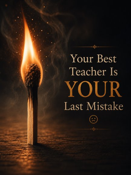 CodebyPeter's tweet photo. Mistakes teach best. 🖤 https://t.co/nS6lveq0xw