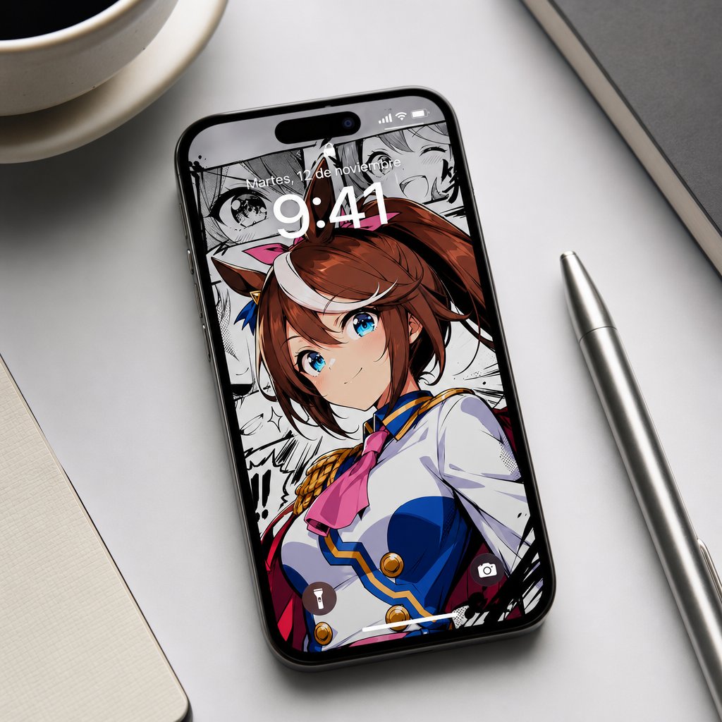 Design4p0's tweet photo. Tokai Teio, una chica caballo enérgica y talentosa que deslumbra en las pistas con su increíble velocidad y su inquebrantable espíritu competitivo. - Uma Musume Pretty Derby - Wallpaper Fanart 
#AIイラスト 
Apoya dejando tu ❤ y 🔁 https://t.co/fULVprhXWu