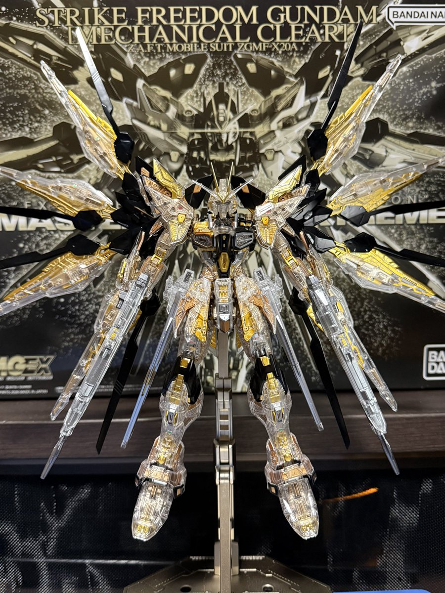 killy_AZ's tweet photo. 2026No.15
MGEX ストライクフリーダムガンダム メカニカルクリア
#BANDAI
#ガンプラ
#ガンダムSEEDDESTINY
#プレバン https://t.co/th9j0PvNQL